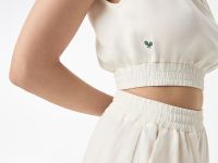 Женская лёгкая рубашка Lacoste из смеси льна