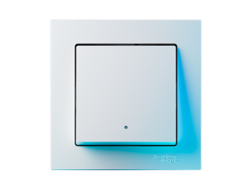 Умный выключатель Sber одноклавишный, белый.