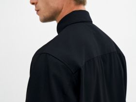 Рубашка с шерстью, Черный