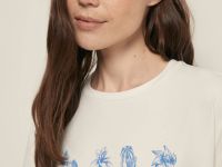 Футболка свободного силуэта с принтом