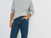 Прямые джинсы Straight, Синий