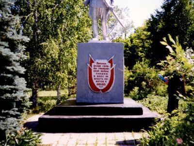 Братская могила красноармейцев, погибших в годы гражданской войны