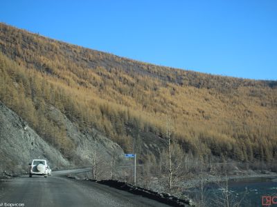 Восстановили движение транспорта на участке трассы «Колыма» в Оймяконском районе