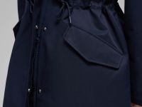 Короткий плащ из твила