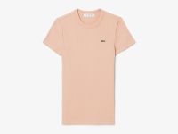 Женская футболка Lacoste приталенного кроя из хлопка в рубчик