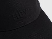 Бейсболка с надписью, Черный