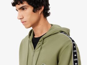 Мужская толстовка Lacoste стандартного кроя из хлопка на молнии