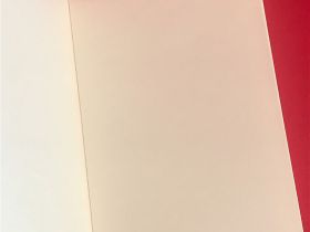 Тетрадь нелинованная Red flower А6 24 л 90 г, скругленные края, бумага слоновая кость, сшивка