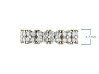 Кольцо из желтого золота с бриллиантами э0301кц07173700