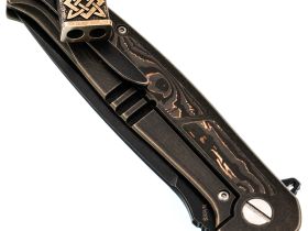 Бусина для темляка Звезда Руси, бронза