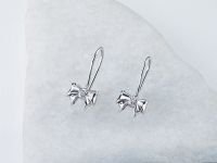 Серьги из серебра с бриллиантами э0601сг07171400