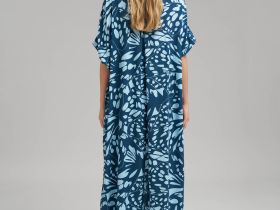 Платье миди свободного кроя