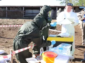 Командно-штабные учения ветеринарных служб прошли в Якутии