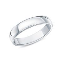 Серебряное обручальное кольцо