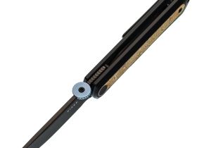 Складной нож Kizer Quoll, сталь S45VN, рукоять Titanium&Titanium Damascus