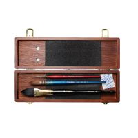 Набор кистей для акварели Mairtini 3 шт (RG700R-12,656-4,M7-4)-J, в деревянной коробке