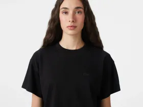 Женская футболка Lacoste свободного кроя