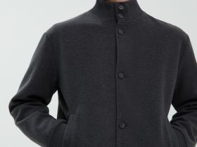 Куртка-бомбер на пуговицах