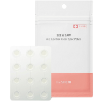 Противовоспалительные патчи от прыщей The Saem See & Saw  A.C Control Clear Spot Patch