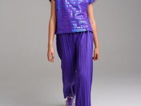 Брюки трикотажные для девочек