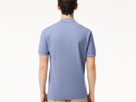 Мужское поло L.12.12 из меланжевой ткани