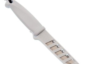 Нож разделочный Rapala RSB4BX, нержавеющая сталь, рукоять пластик, белый