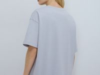 Футболка с 3D-вышивкой, Серый