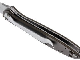Полуавтоматический складной нож Kershaw Leek, сталь 14C28N, рукоять алюминий, хаки
