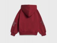 Толстовка на молнии со стразами для девочек, Фиолетовый