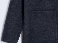 Кардиган свободного силуэта с отложным воротником