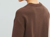 Джемпер плотной вязки, Коричневый