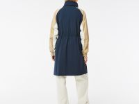 Женская двухцветная парка Lacoste с поясом