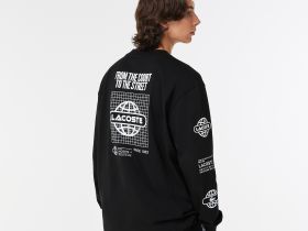 Мужская футболка Lacoste стандартного кроя с длинным рукавом