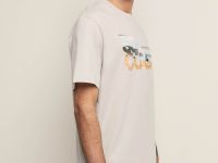 Футболка из хлопка с принтом