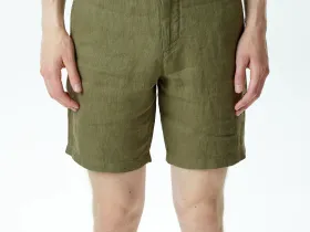 Мужские льняные шорты Lacoste стандартного кроя