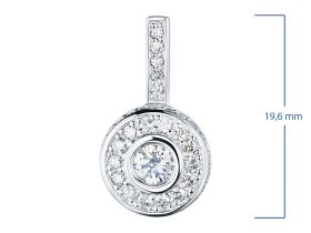 Серьги из белого золота э4712сг08182400