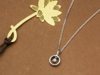 Подвеска из белого золота с бриллиантом э0901пд05170900