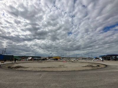 Новая кольцевая развязка появилась в Якутске по улице Можайского