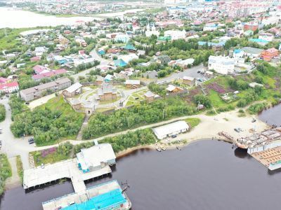 Территория села Обдорского XVIII-XIX вв.