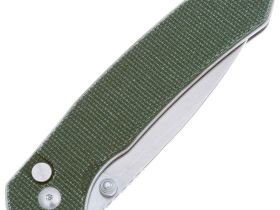 Складной нож CJRB Pyrite Large, сталь AR-RPM9, рукоять микарта зеленая