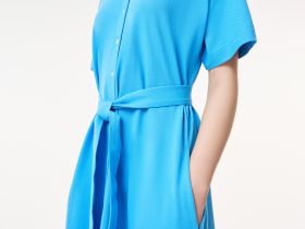 Женское платье Lacoste с поясом