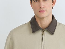 Утеплённая куртка из канваса, Бежевый