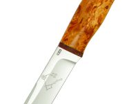 Нож разделочный "Полярный-2" карельская береза, АиР