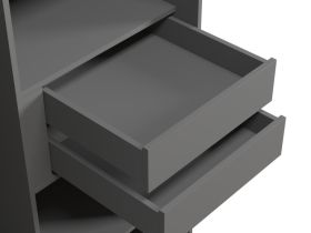 Шкаф-купе Беррингтон 2.1-120x220 Графитовый