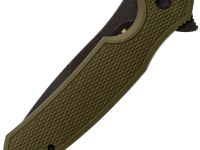 Складной нож Mr.Blade Hellcat blackwash, сталь S35VN, рукоять Olive G10
