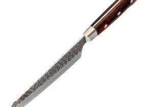 Нож кухонный Шеф-Kengata 160 мм Sakai Takayuki VG-10 Damascus 33 слоя, рукоять дерево