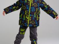 Куртка текстильная с полиуретановым покрытием для мальчиков