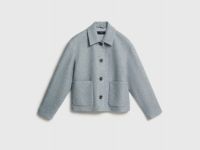 Куртка из пальтовой ткани, Серый