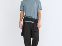 Футболка с необработанным краем, Зеленый