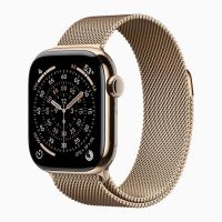 Смарт-часы Apple Watch Series 11 46mm Gold Titanium Case with Gold Milanese Loop (M/L)